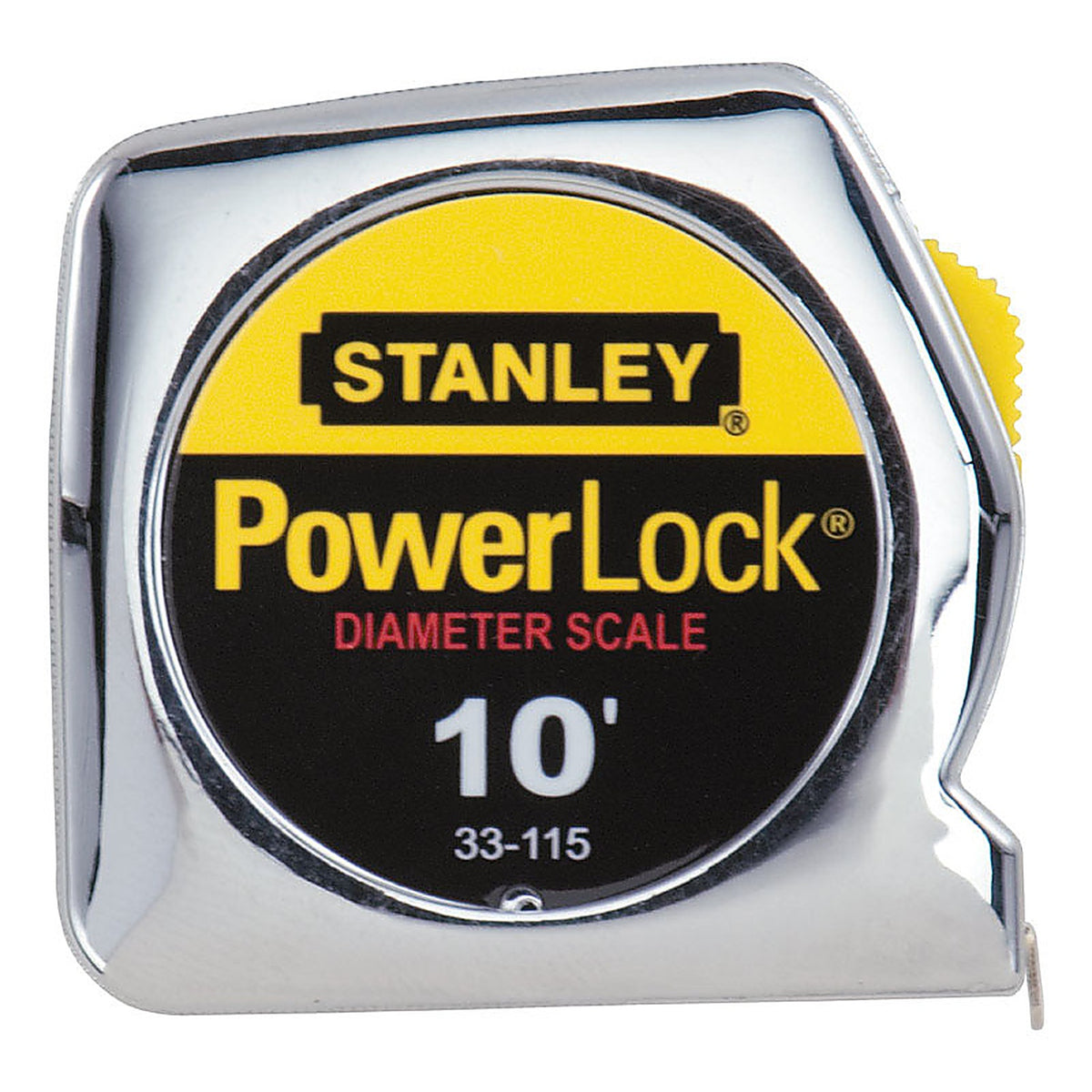 Stanley - 33-115 - PowerLock 10 ft. L x 0.25 in. W Tape Measure - 1/Pack