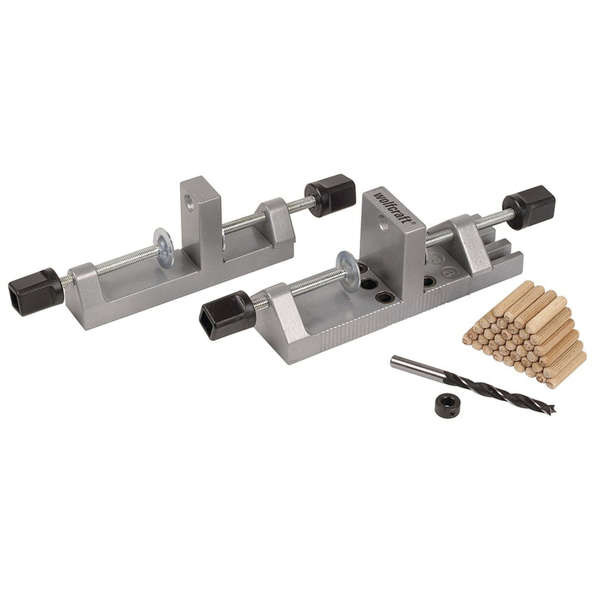 Wolfcraft - 3751 - Aluminum Doweling Jig 1-1/4 in. Silver 67/pc.