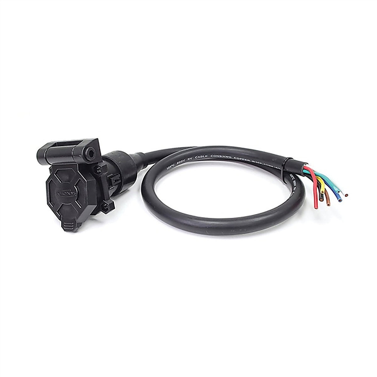 Hopkins - 20022 - 7-Blade Vehicle End Connector with Cable