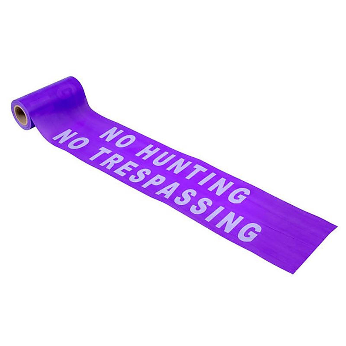 C.H. Hanson - 15150 - 100 ft. L x 6 in. W Plastic No Hunting No Trespassing Barricade Tape Purple