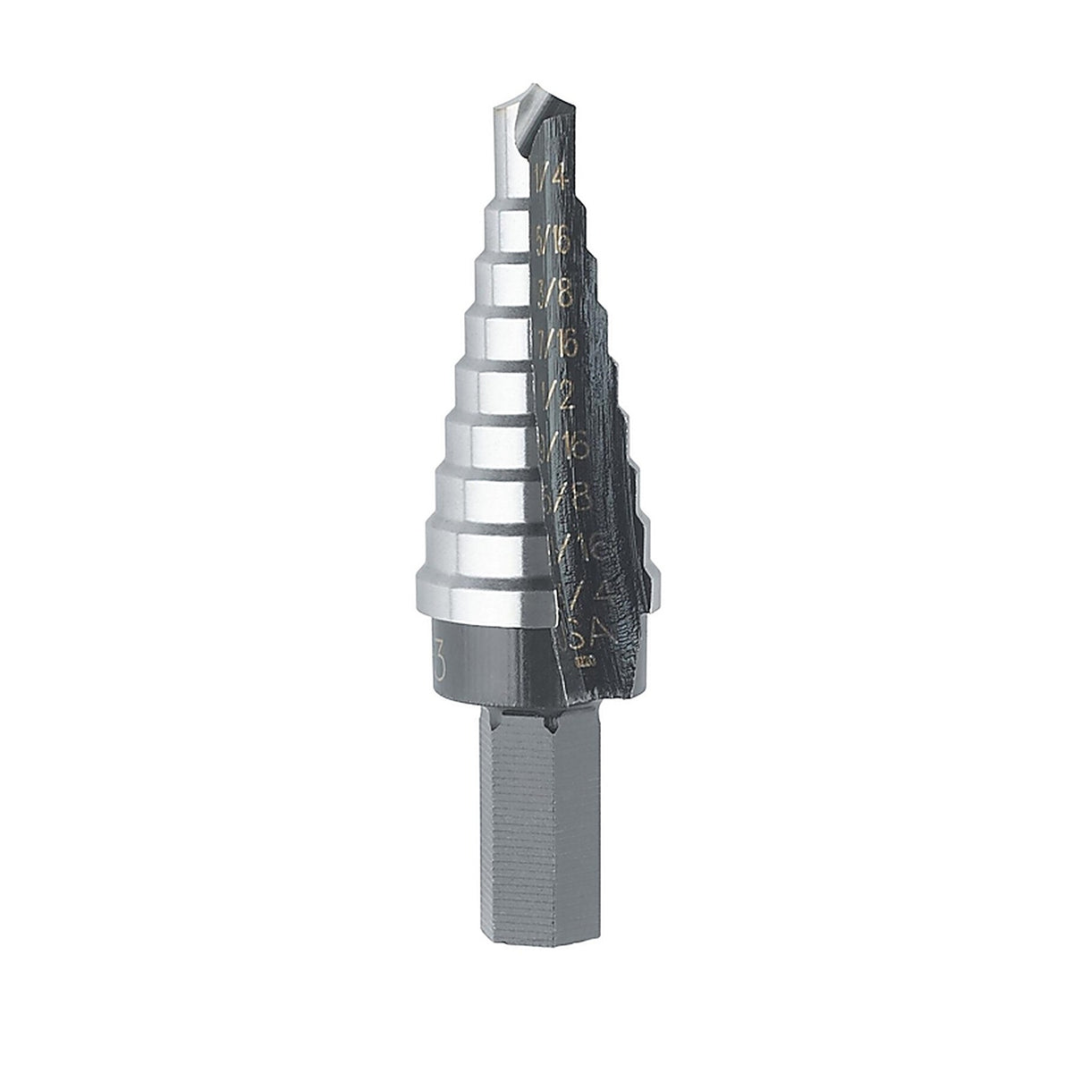 Irwin - 10233 - Unibit 1/4 to 3/4 in. x 6 in. L High Speed Steel Step Drill Bit 1/pc.