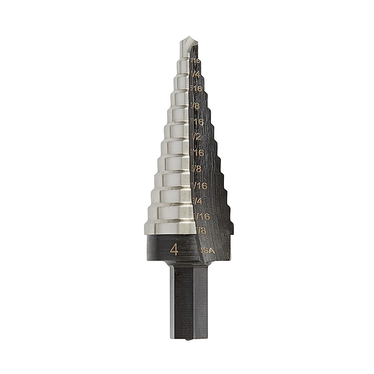 Irwin - 10234 - Unibit 3/16 to 7/8 in. x 6 in. L High Speed Steel Step Drill Bit 1/pc.