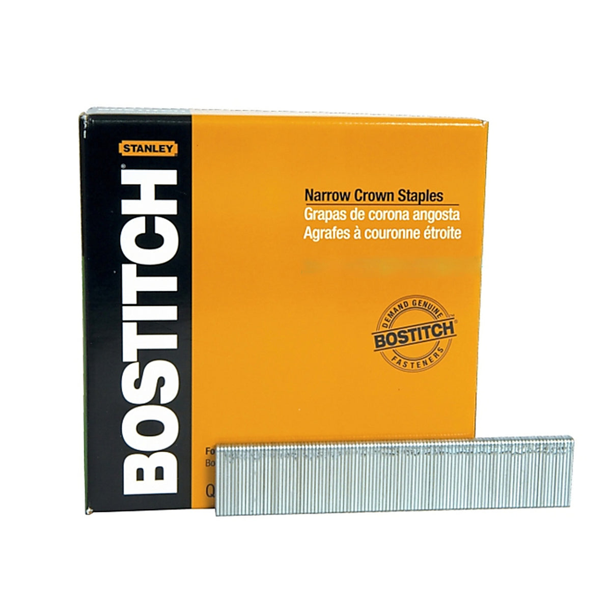 Stanley Bostitch - SX50351G - 7/32 in. W x 1 in. L 18 Ga. Narrow Crown Staples - 5000/Pack