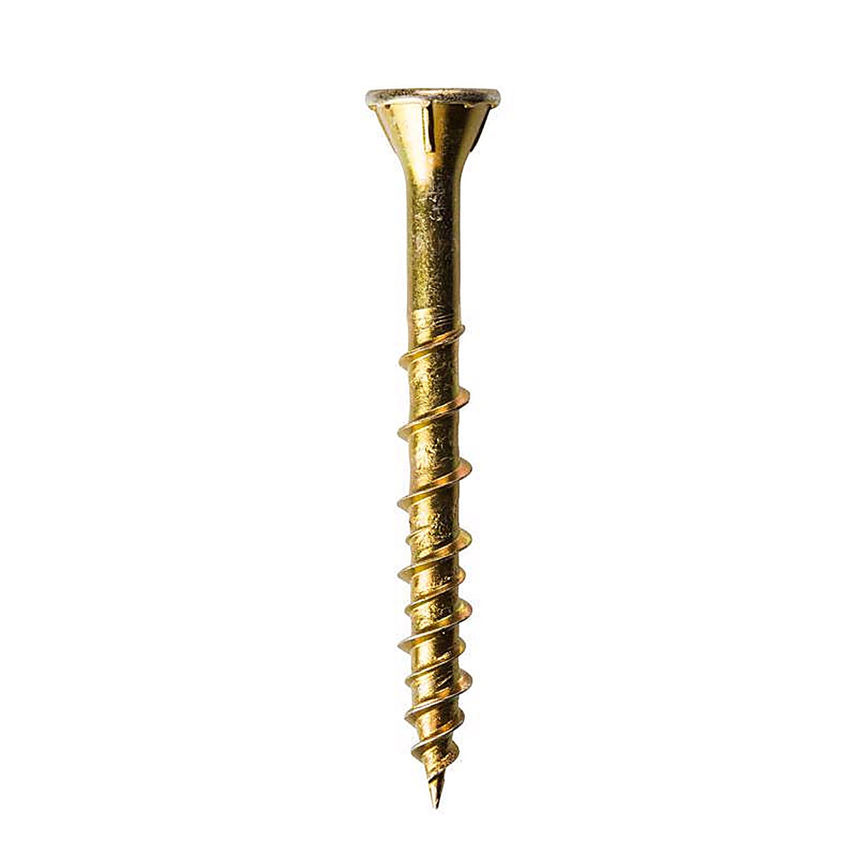 Simpson Strong-Tie - WSV134S - Quik Drive No. 9 x 1-3/4 in. L Lobe Yellow Zinc Collated Subfloor Screws - 1/Pack