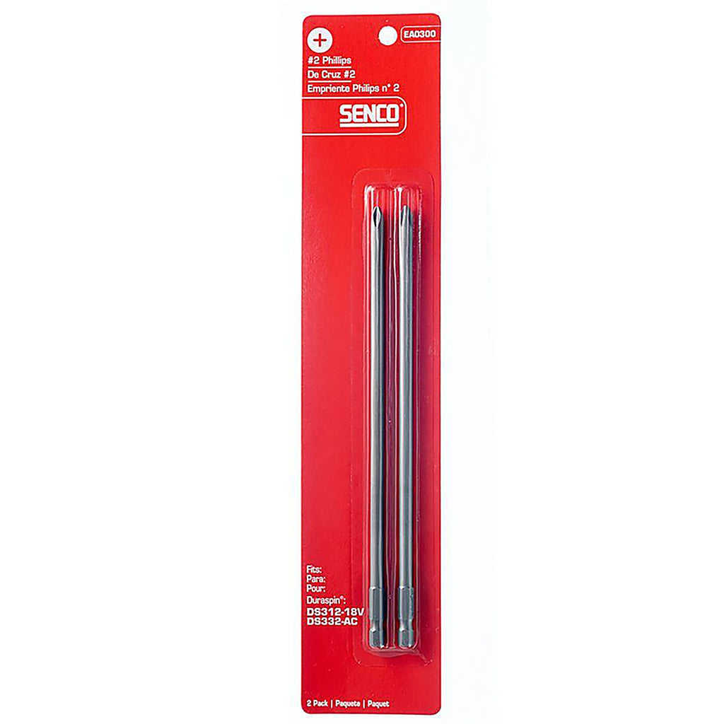 Senco - EA0300 - DuraSpin Phillips #2 x 7-1/2 in. L Replacement Bit Steel - 2/Pack