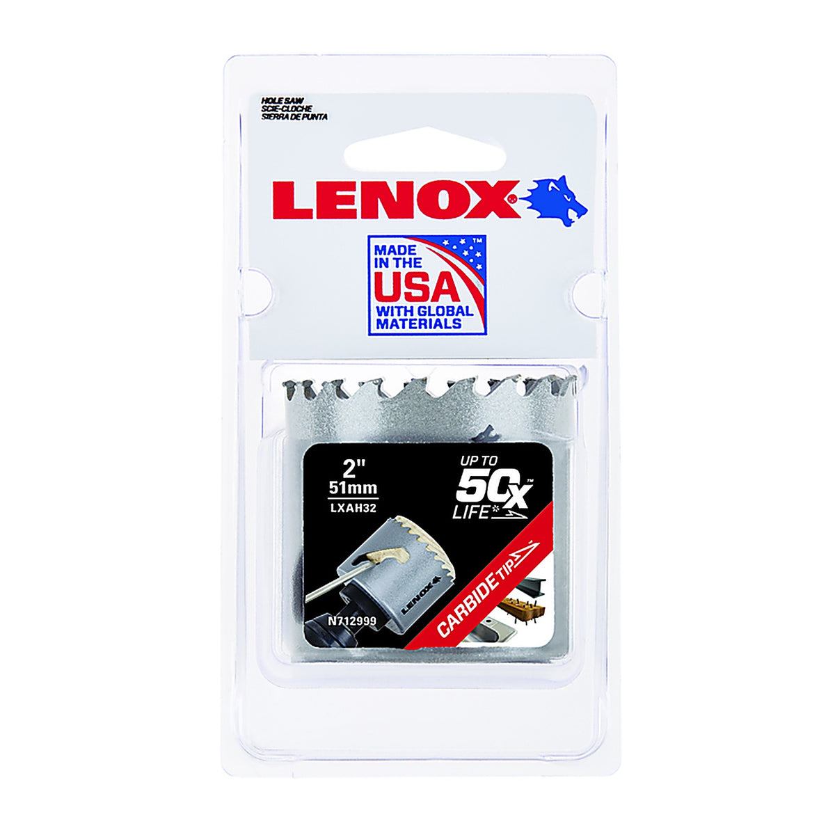Lenox - LXAH32 - Speed Slot 2 in. Carbide Tipped Hole Saw