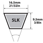 Mitsuboshi - 5LK730A - Super KB 5LK730 V-Belt 0.63 in. W X 73 in. L For Riding Mowers