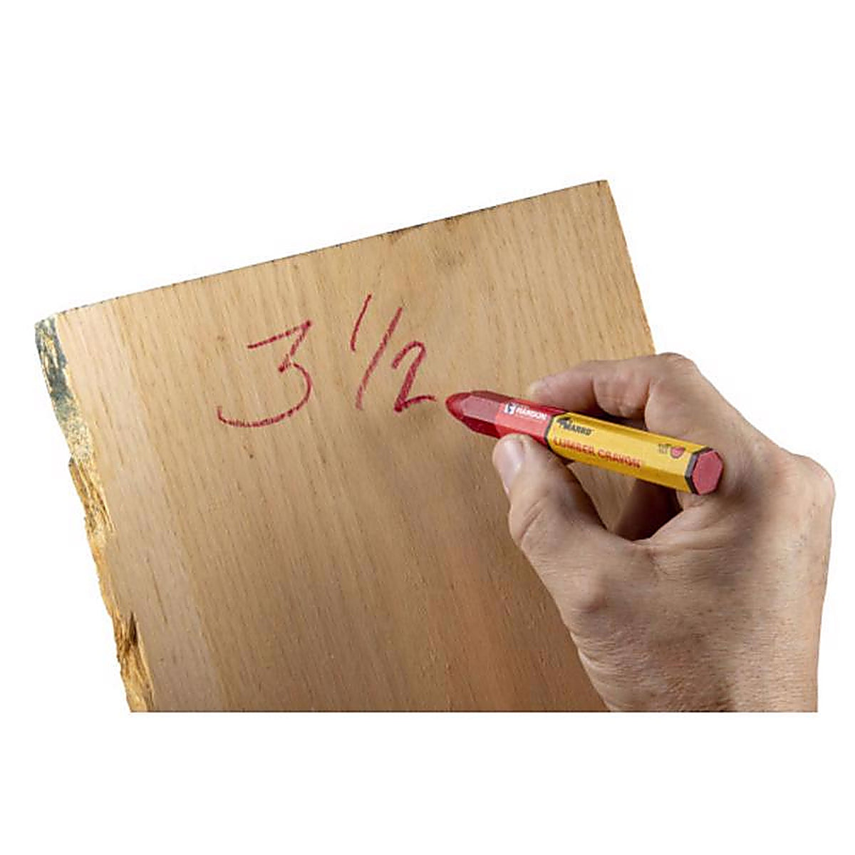 C.H. Hanson - 10475 - 4-1/4 in. L Lumber Crayon Set Red/Yellow 2/pc.