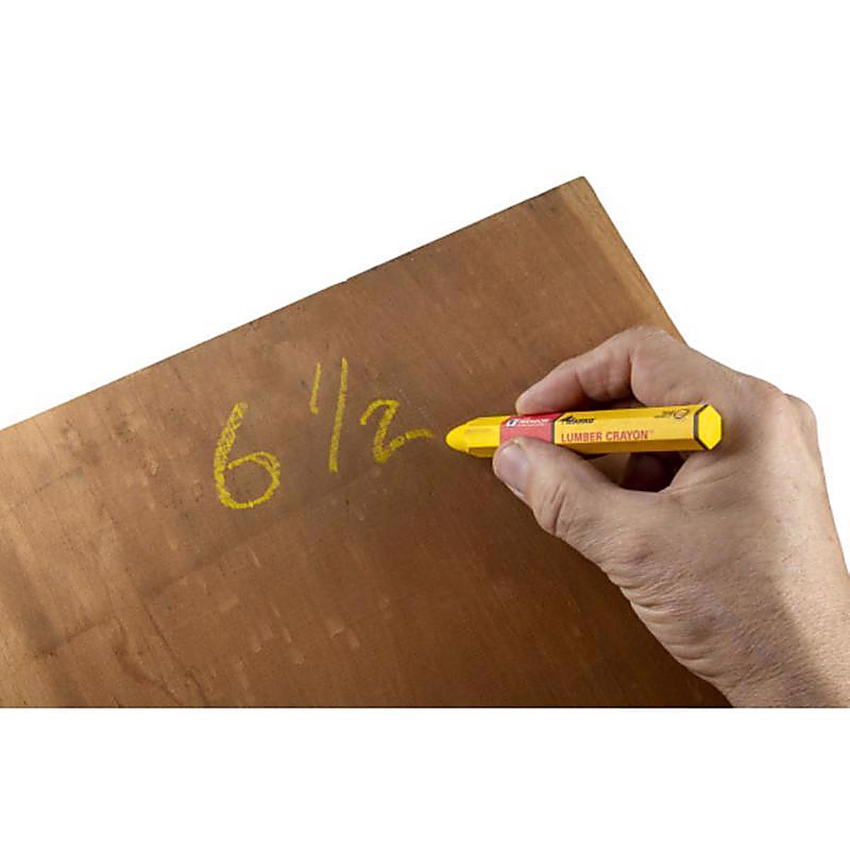 C.H. Hanson - 10475 - 4-1/4 in. L Lumber Crayon Set Red/Yellow 2/pc.