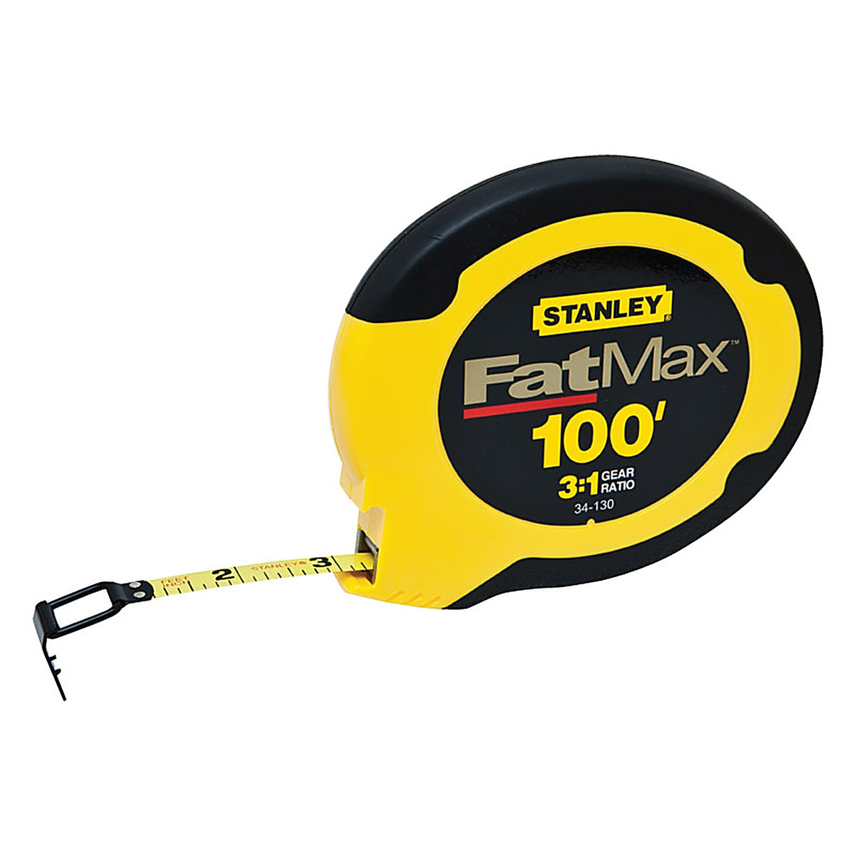 Stanley - 34-130 - FatMax 100 ft. L x 0.38 in. W Long Tape Measure - 1/Pack