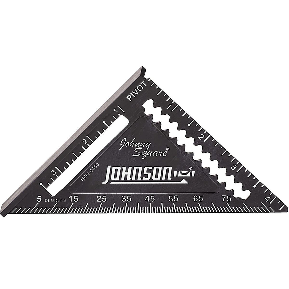 Johnson - 1904-0450 - Johnny Square 4-1/2 in. L Aluminum Professional Easy-Read Finish Square