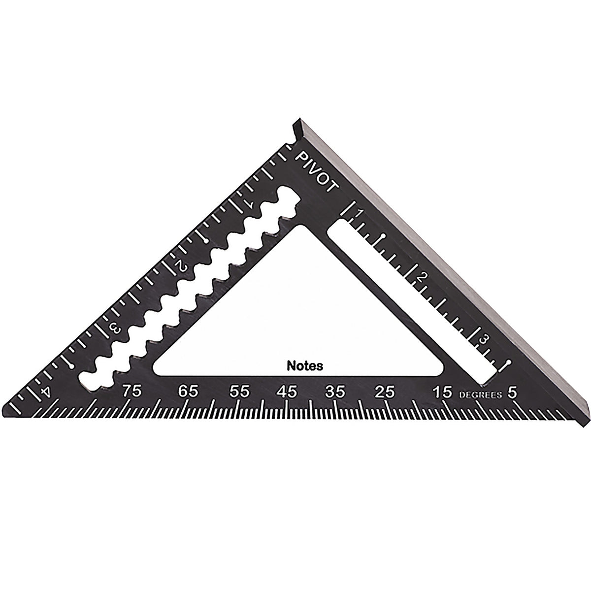 Johnson - 1904-0450 - Johnny Square 4-1/2 in. L Aluminum Professional Easy-Read Finish Square