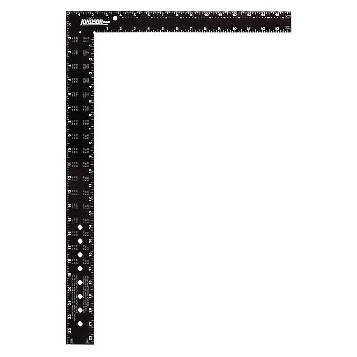Johnson - CS7 - 16 in. L x 24 in. H Aluminum Framing Square