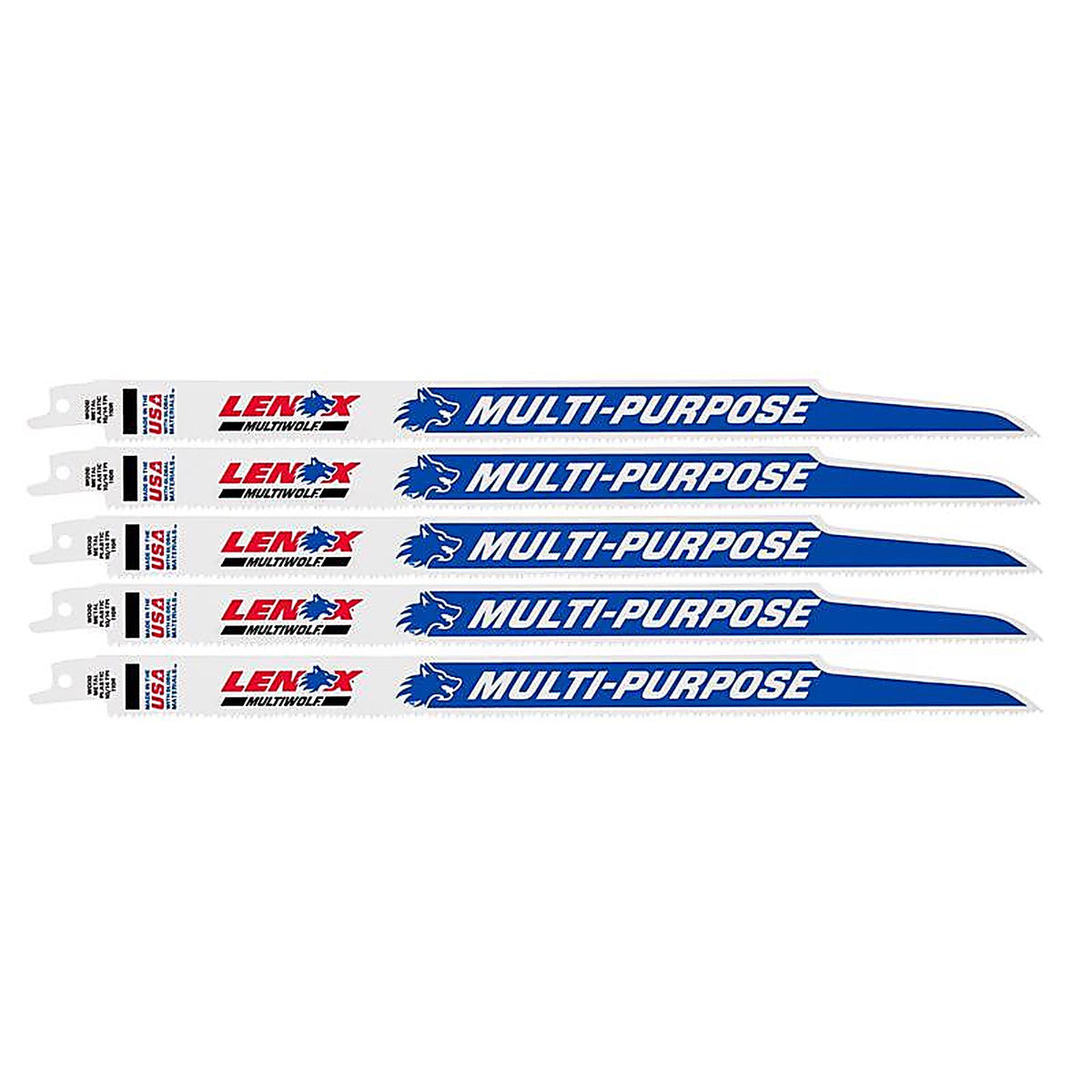 Lenox - 20583110R - 12 in. Bi-Metal Reciprocating Saw Blade 10/14 TPI - 5/Pack