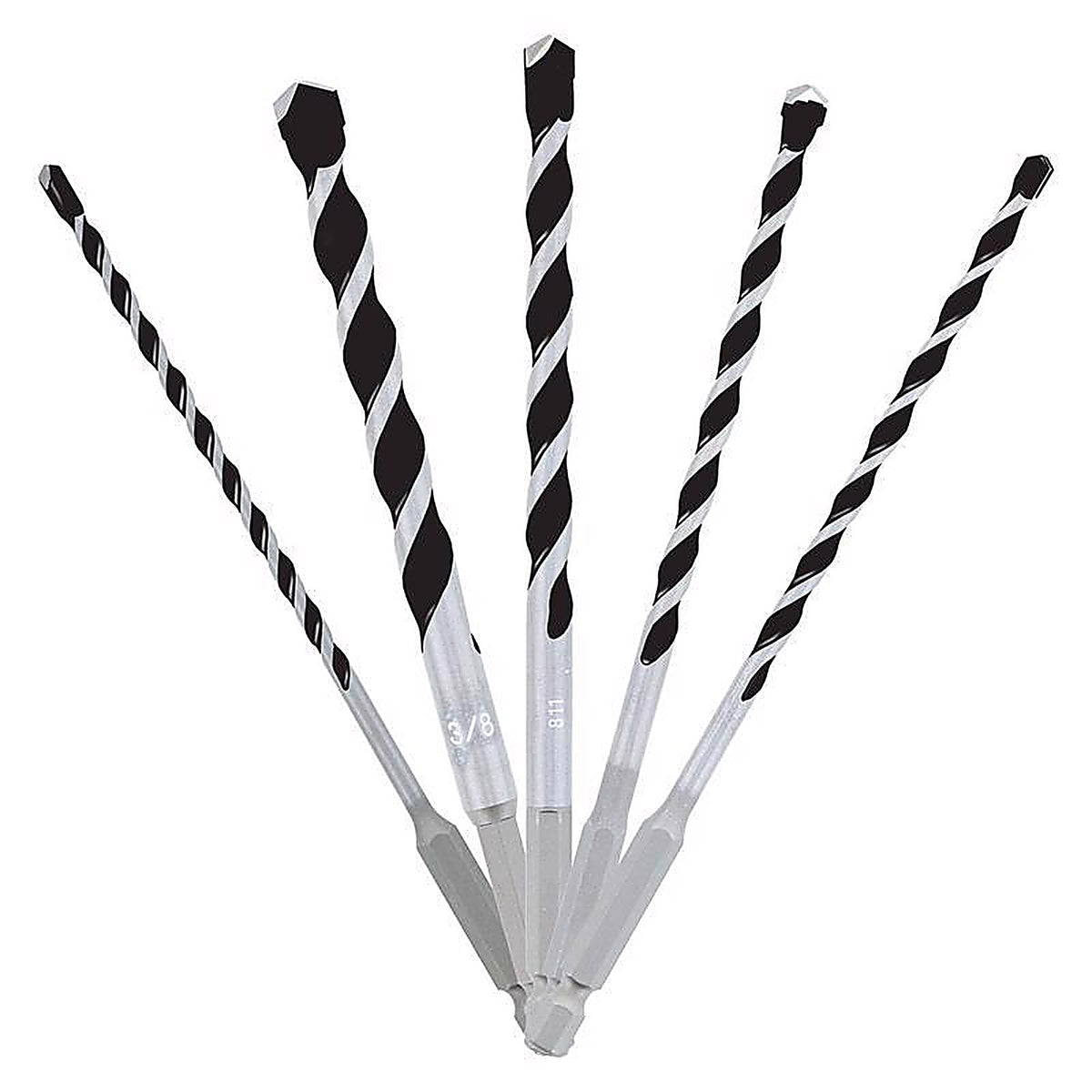 Diablo - DMAMM1190-S5 - Carbide Tipped Hammer Drill Bit Set 5 pc
