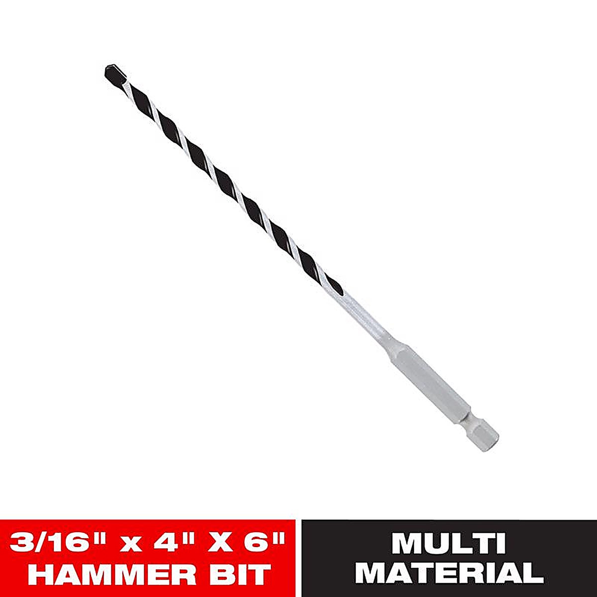 Diablo - DMAMM1030 - 3/16 in. S X 6 in. L Carbide Tipped Hammer Drill Bit 1 pk