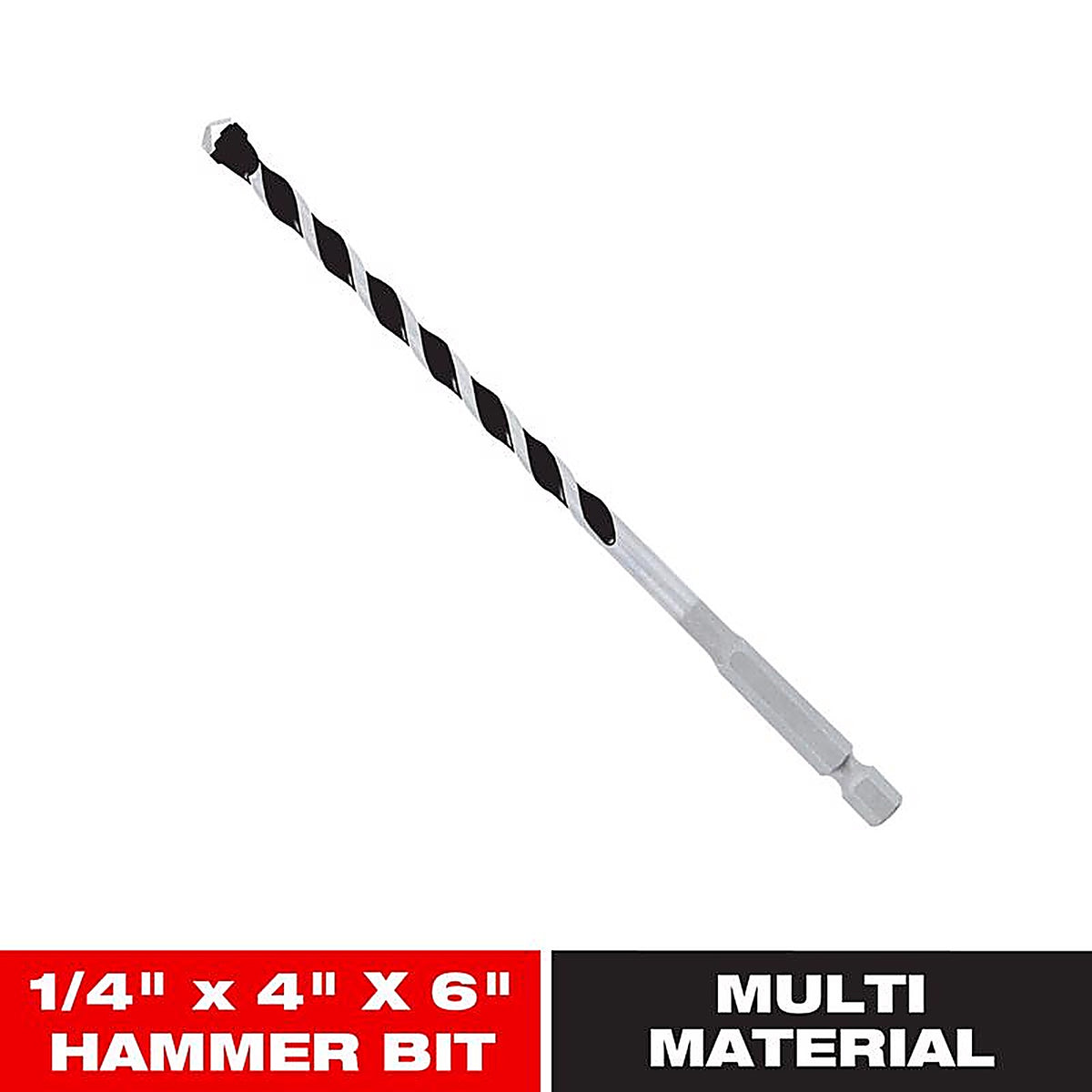 Diablo - DMAMM1050 - 1/4 in. S X 6 in. L Carbide Tipped Hammer Drill Bit 1 pk