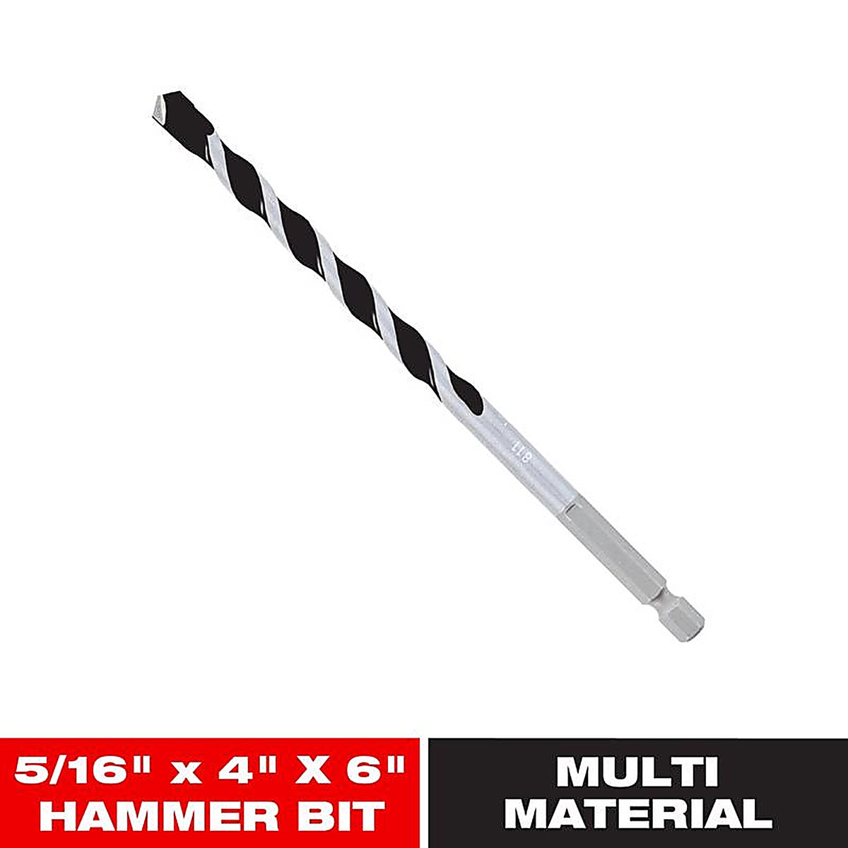 Diablo - DMAMM1070 - 5/16 in. S X 6 in. L Carbide Tipped Hammer Drill Bit 1 pk