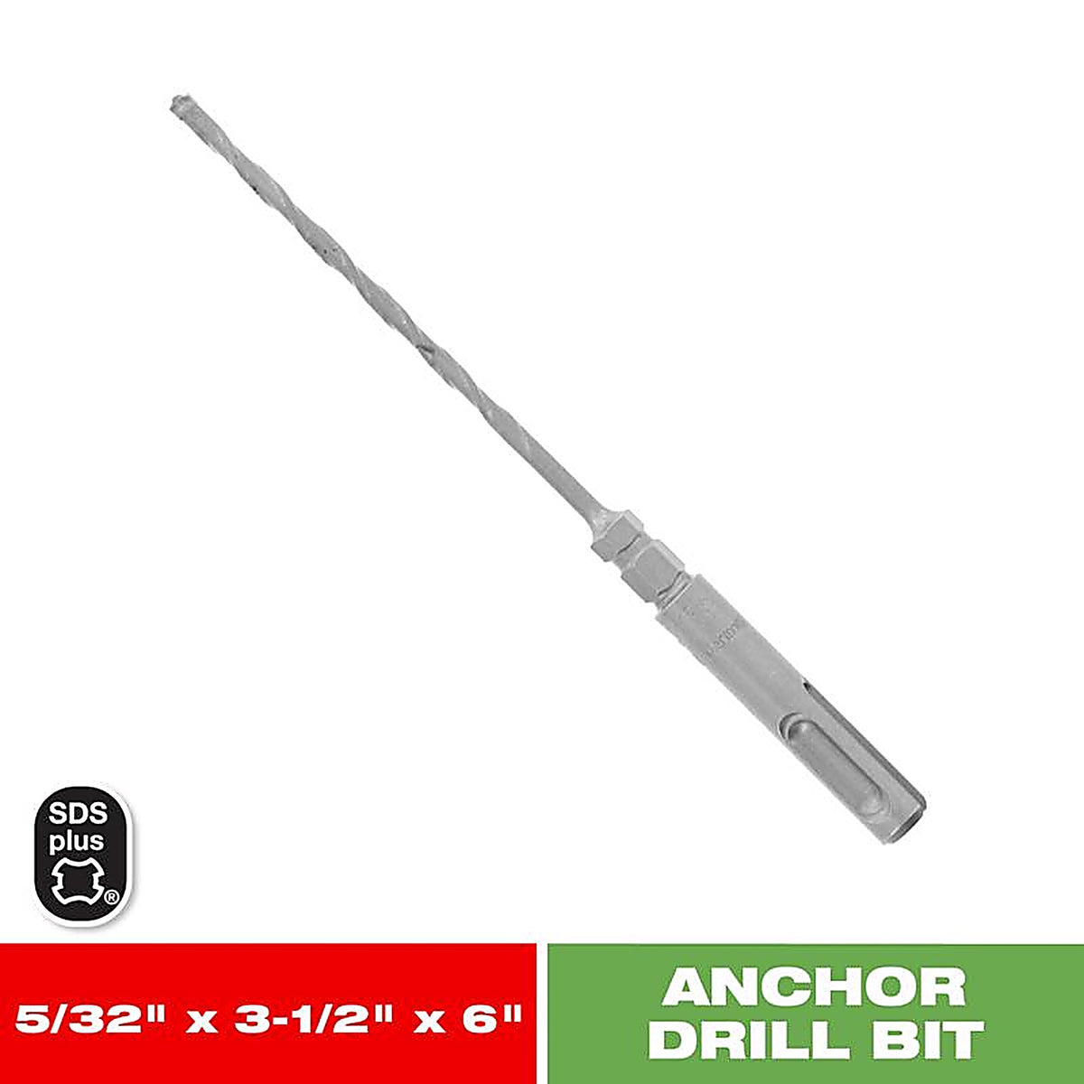 Diablo - DMAPL2910 - 5/32 in. S X 6 in. L Carbide Hammer Drill Bit 1 pk