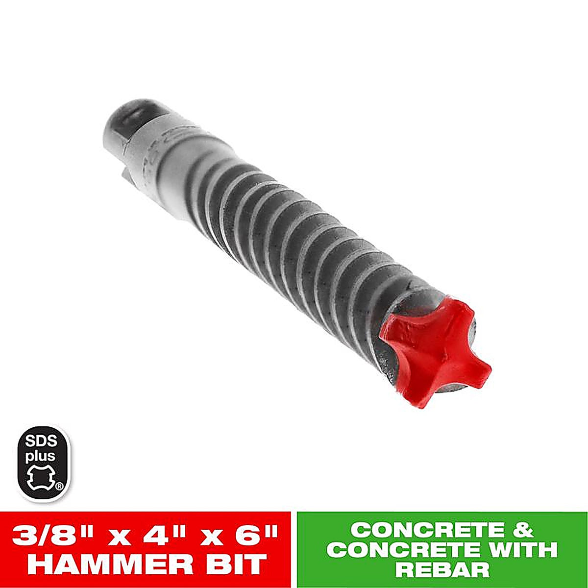 Diablo - DMAPL4140 - Rebar Demon 3/8 in. S X 6 in. L Carbide Hammer Drill Bit 1 pk