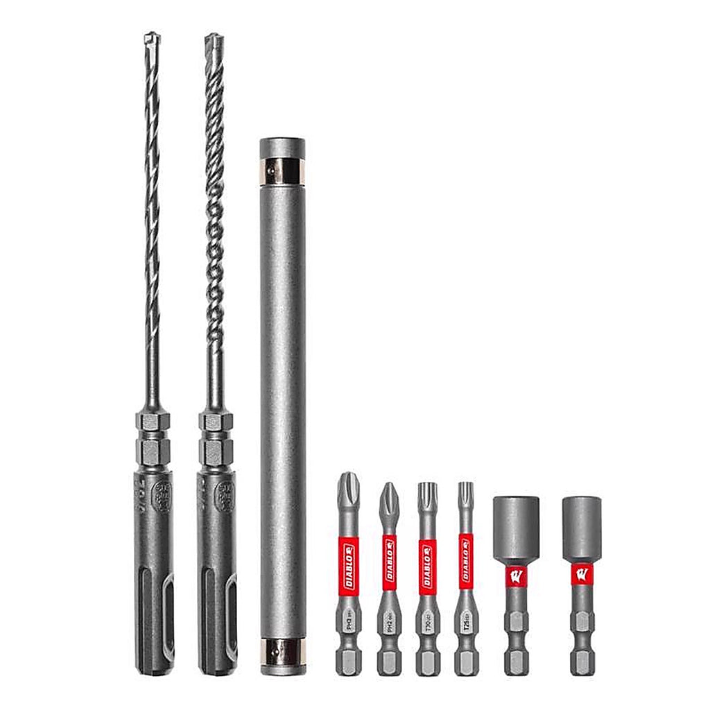 Diablo - DMAPL9910-S7 - Concrete Anchor Drive Set Carbide 7 pc