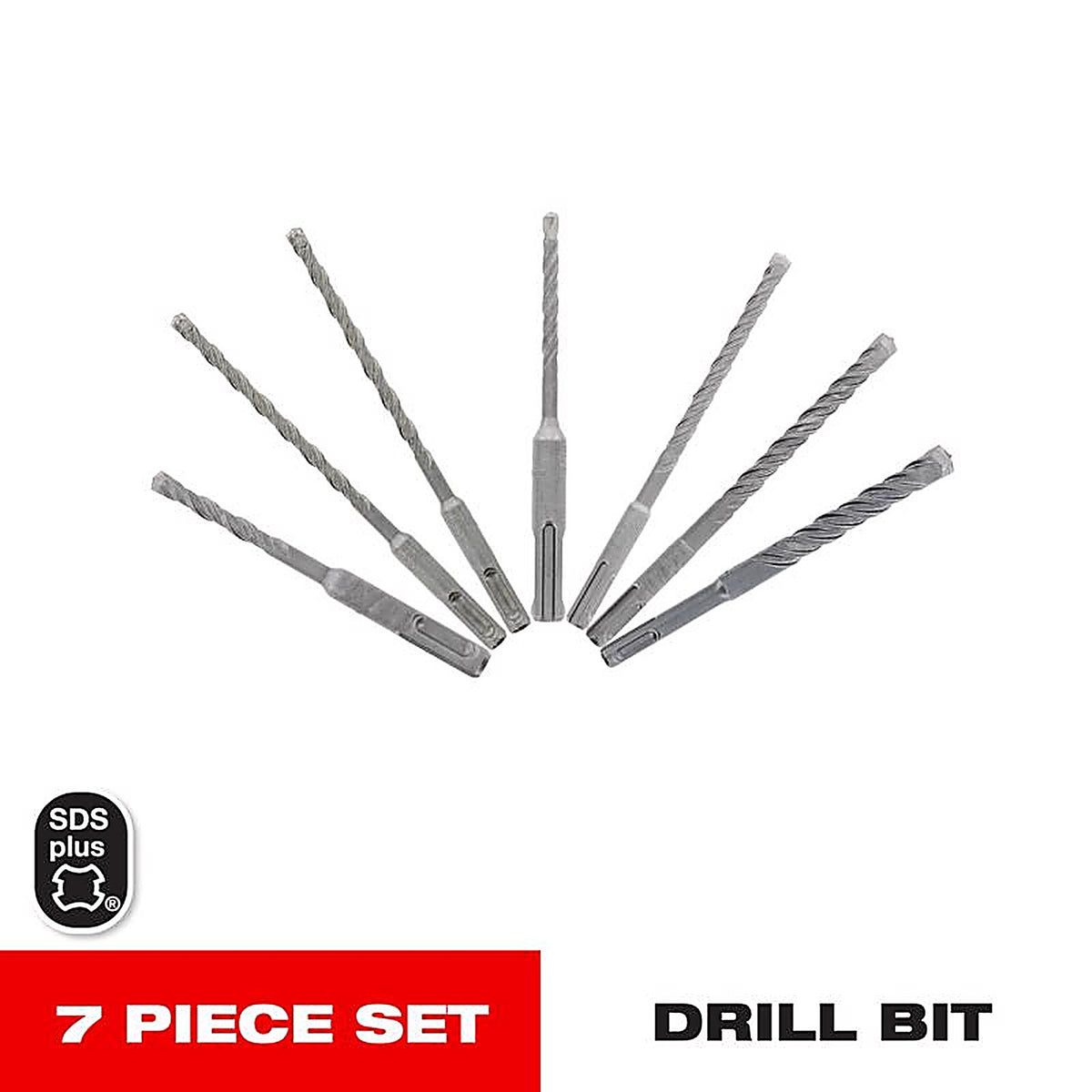 Diablo - DMAPL9920-S7 - Rebar Demon Carbide SDS-Plus Hammer Bit Set 7 pc