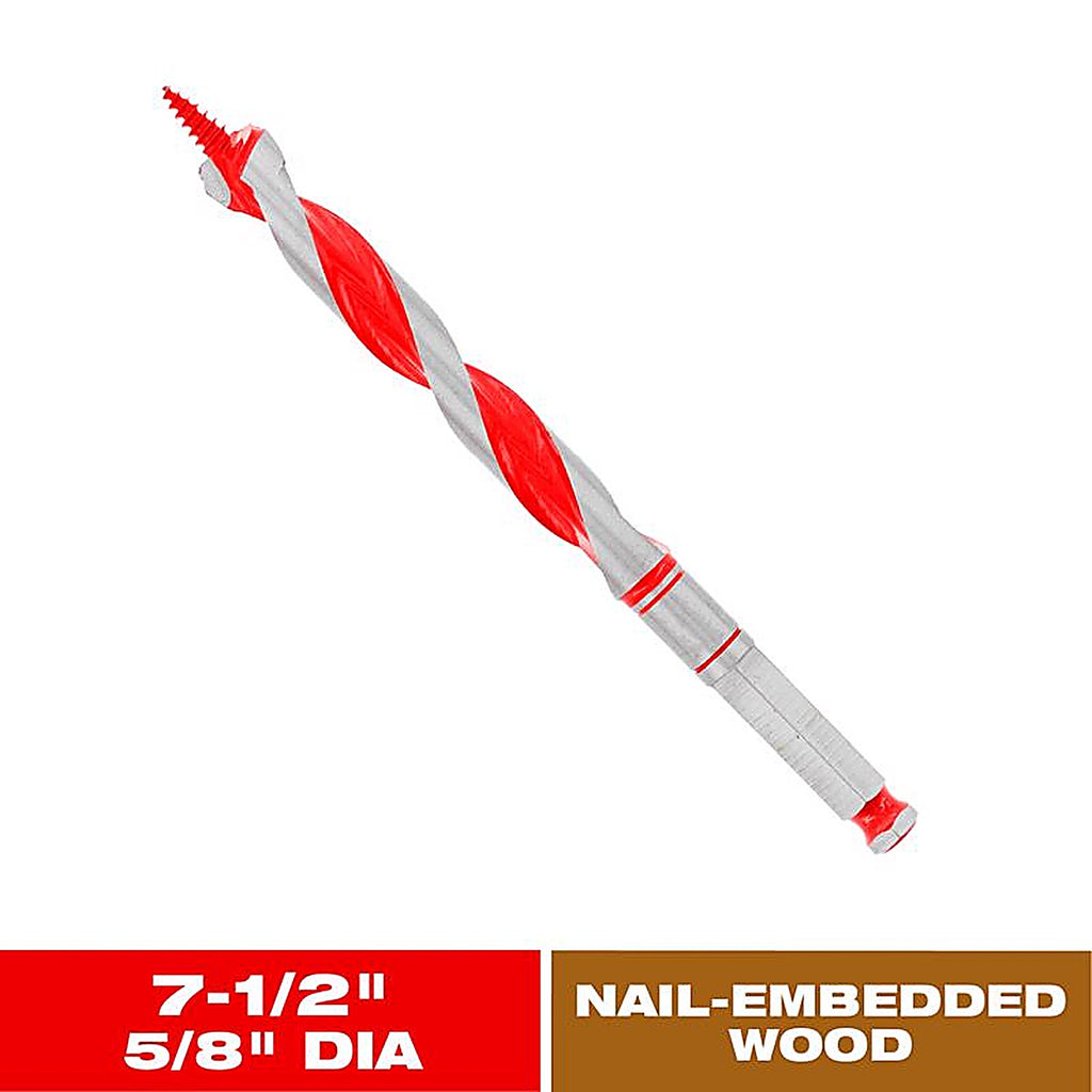 Diablo - DAG1070 - Dura-Tip 5/8 in. D X 7.5 in. L Auger Bit High Speed Steel 1 pc