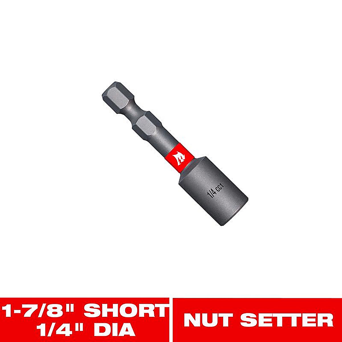 Diablo - DNTSS14 - 1/4 in. X 1-7/8 in. L Black Oxide Magnetic Nut Setter 1 pc