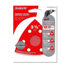 Diablo - DCT334ASTH12G - 3-3/4 in. Ceramic Blend Hook and Lock Triangle Sanding Sheet Assortment 12 pc