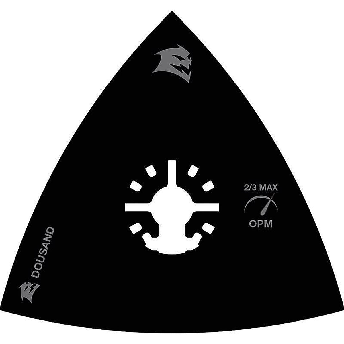 Diablo - DOUSAND - 3-1/8 in. X 3-1/8 in. W Rubber Triangular Oscillating Sanding Pad 1 pk
