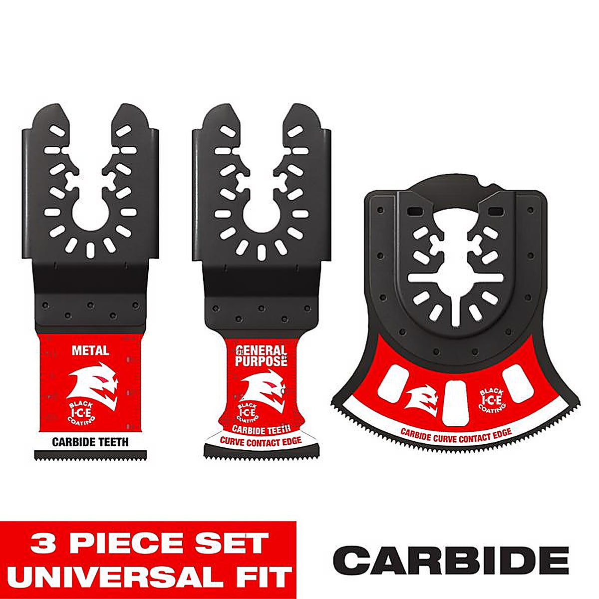 Diablo - DOU3CS - Carbide Oscillating Blade Set General Purpose Cuts 3 pc