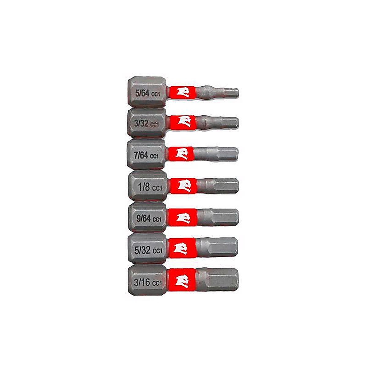 Diablo - DHXV1-S7 - Hex 1 in. L Drive Bit Set 7 pc