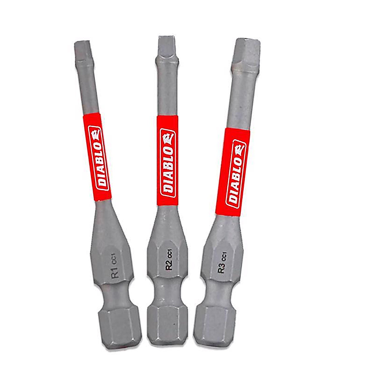 Diablo - DSQV2-S3 - Square 2 in. L Drive Bit Set Black Oxide 3 pc