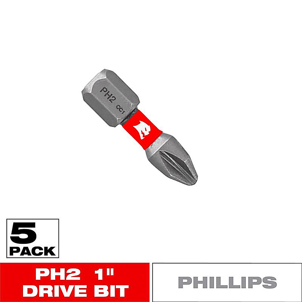 Diablo - DPH21P5 - Phillips #2 X 1 in. L Driver Bit Black Oxide 5 pk