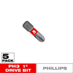 Diablo - DPH31P5 - Phillips #3 X 1 in. L Driver Bit Black Oxide 5 pk