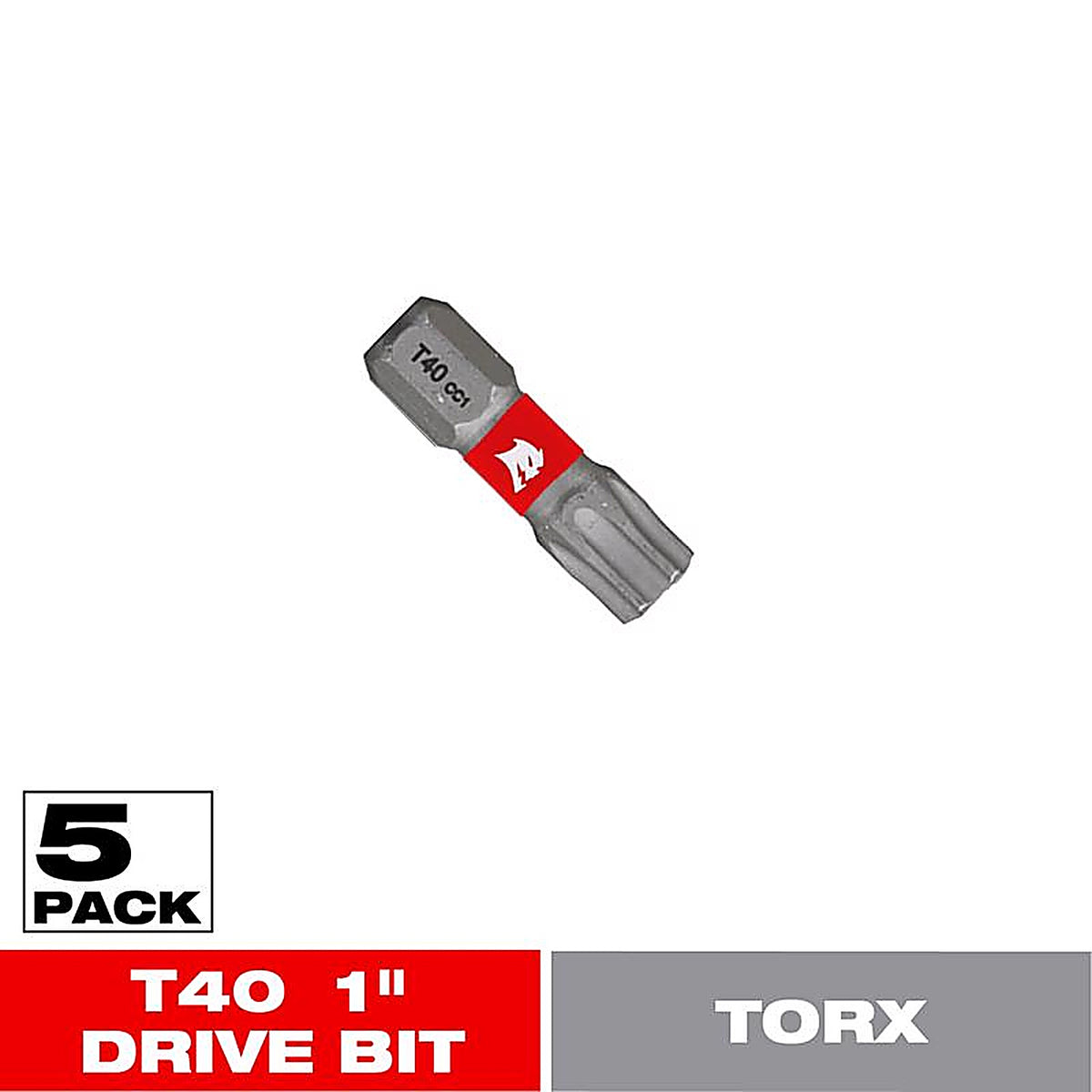 Diablo - DT401P5 - Torx #40 X 1 in. L Driver Bit Black Oxide 5 pk