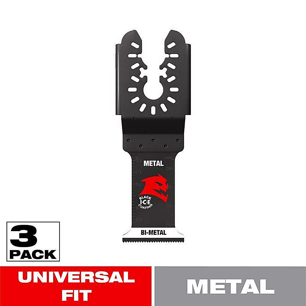 Diablo - DOU125BF3 - 1-1/4 in. X 1-1/4 in. W Bi-Metal Oscillating Blade Metal 3 pk