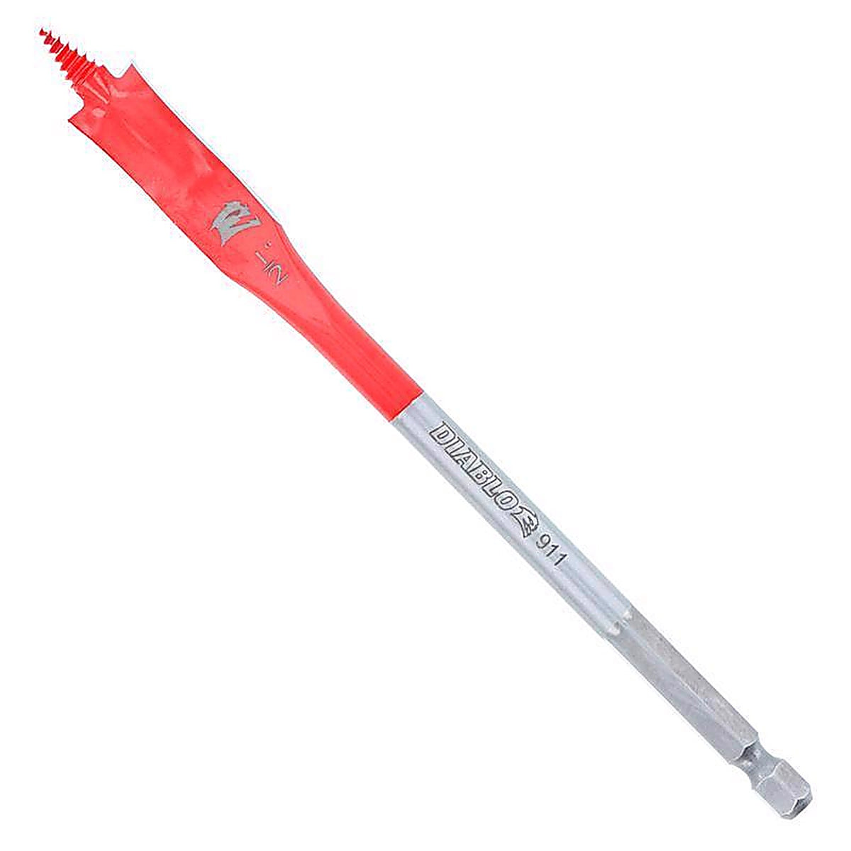 Diablo - DSP2050-P2 - 1/2 in. X 6 in. L High Speed Steel Clean Wood Spade Bit Hex Shank 2 pk
