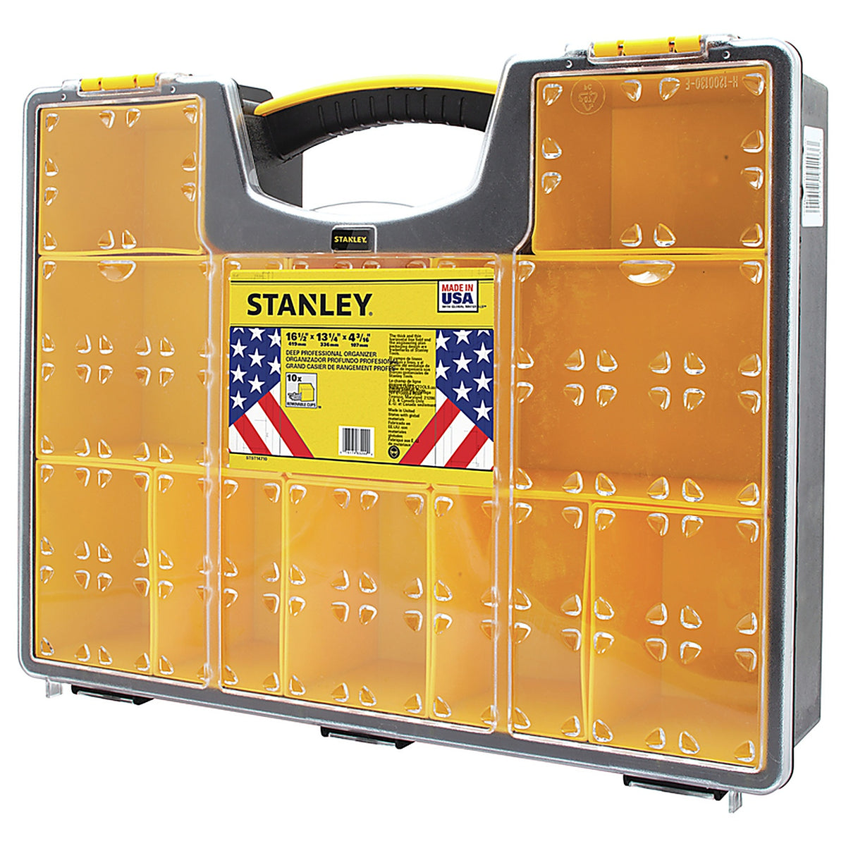 Stanley - STST14710 - 16.5 in. Organizer Black/Yellow