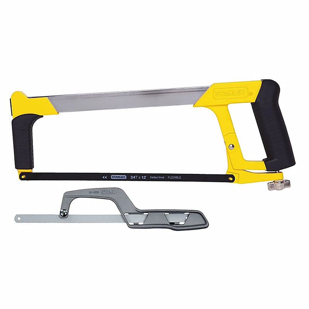 Stanley - 20-036M - 12 in. Steel Hacksaw Black/Yellow 2 pc