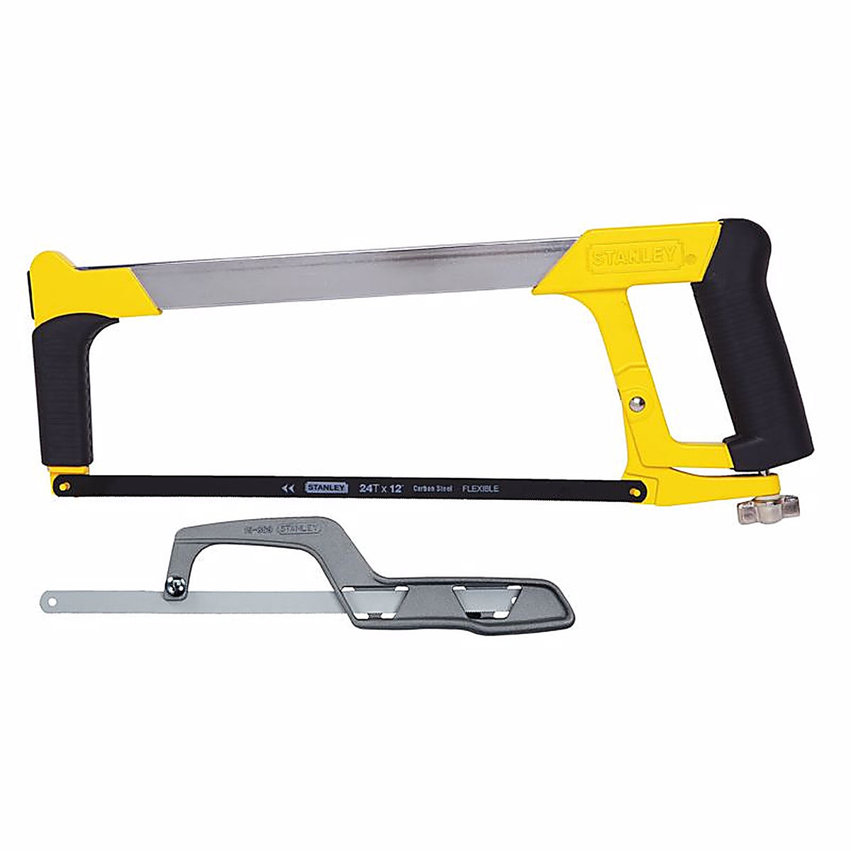 Stanley - 20-036M - 12 in. Steel Hacksaw Black/Yellow 2 pc