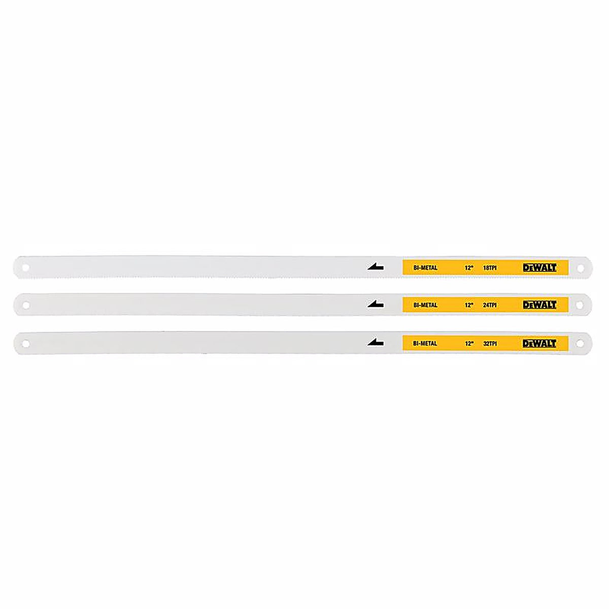DeWalt - DWHT20558 - 12 in. Bi-Metal Hacksaw Blade Set 3 pk