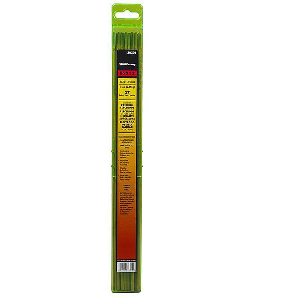 Forney - 30301 - 3/32 in. D X 14 in. L E6013 Mild Steel Welding Electrodes 83000 psi 1 lb 1 pk