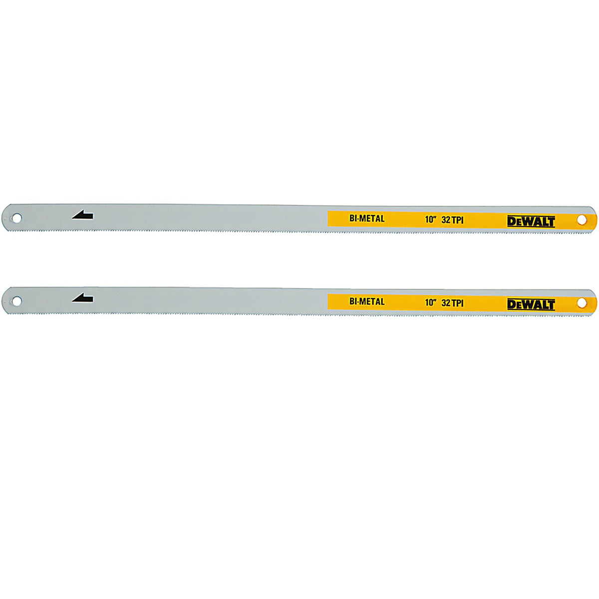 DeWalt - DWHT20550 - 10 in. Bi-Metal Hacksaw Blades 32 TPI 2 pk