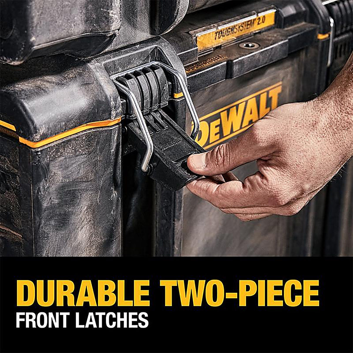 DeWalt - DWST08300 - ToughSystem 2.0 21.75 in. Large Tool Box Black/Yellow