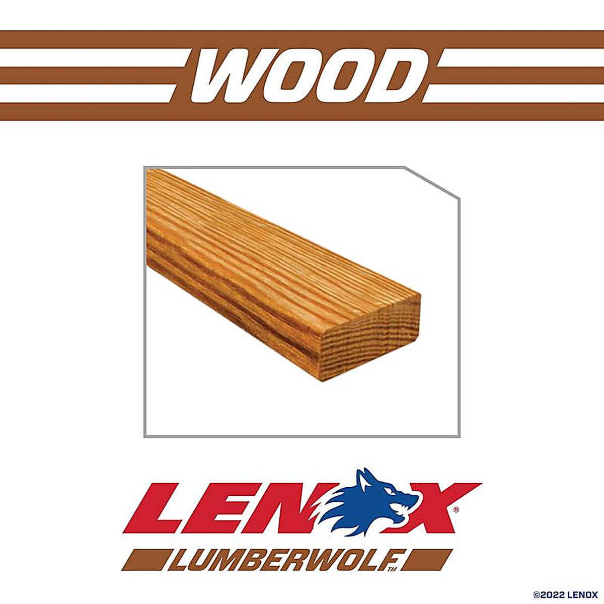 Lenox - 20575634R - LUMBERWOLF 6 in. Bi-Metal Reciprocating Saw Blade 4 TPI 5 pk