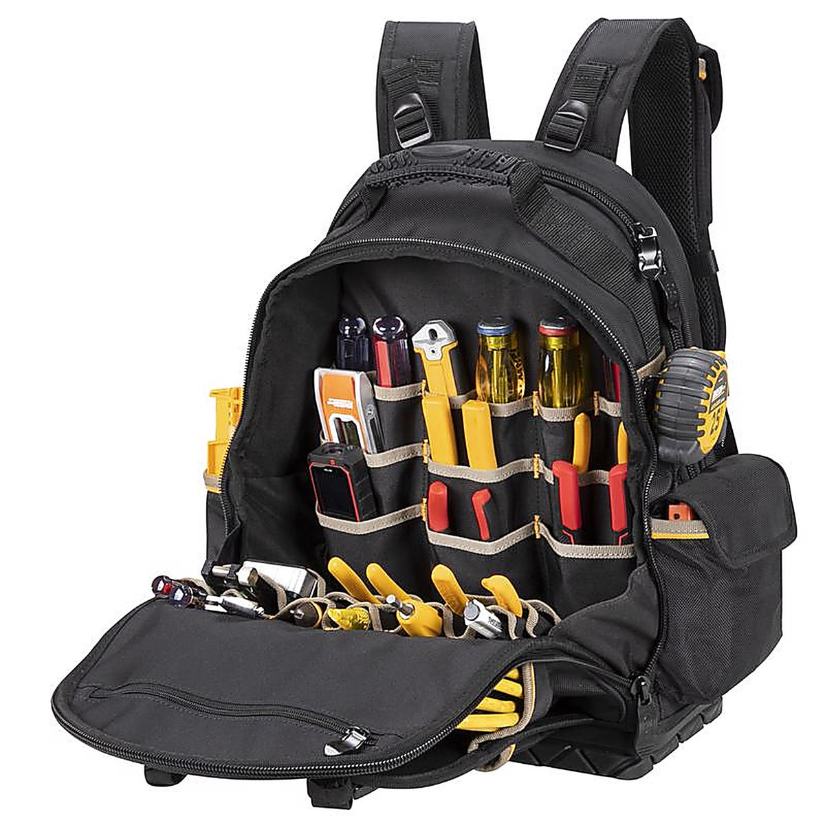 CLC - PB1133 - 13 in. W X 18 in. H Ballistic Polyester Backpack Tool Bag 38 pocket Black/Blue 1 pc