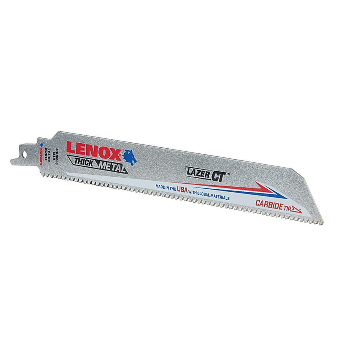 Lenox - 2014224 - Lazer CT 9 in. Carbide Tipped Reciprocating Saw Blade 8 TPI 1 pc