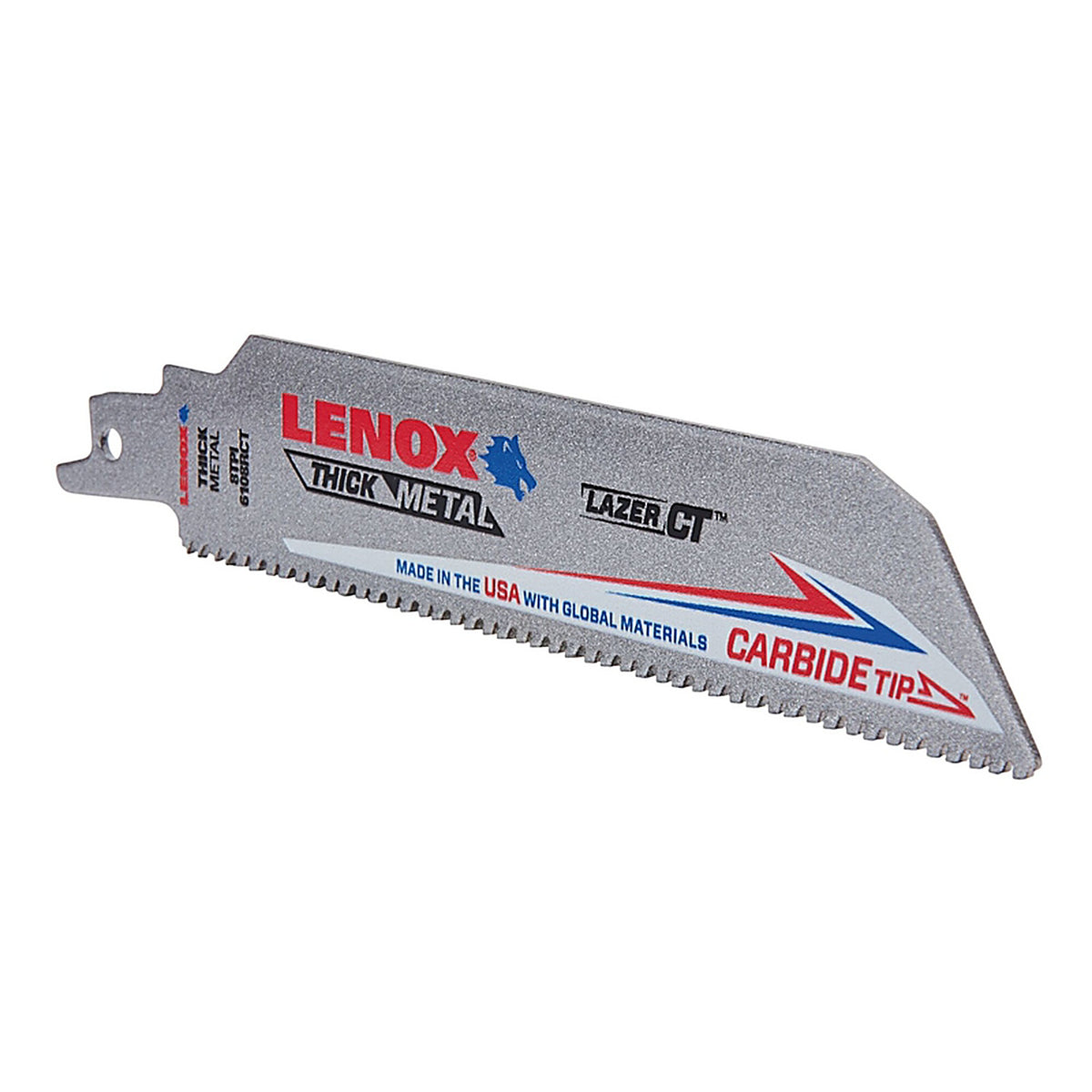 Lenox - 2014220 - Lazer CT 6 in. Carbide Tipped Reciprocating Saw Blade 8 TPI 1 pc