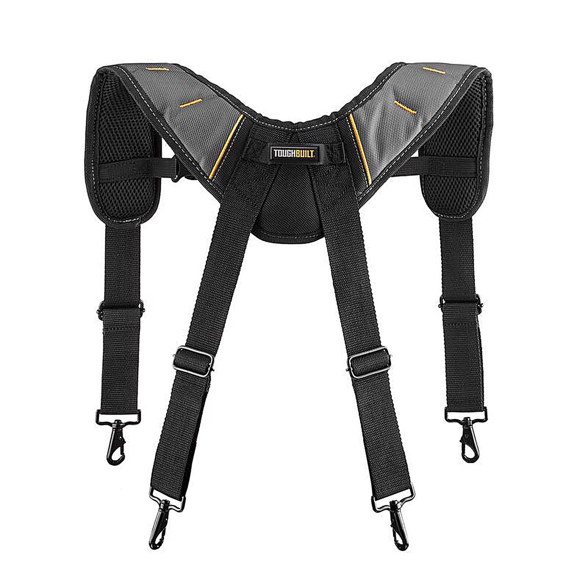 ToughBuilt - TB-CT-51P-2BES - 1.18 in. L X 6.3 in. W Nylon Suspenders Black/Gray 1 pair